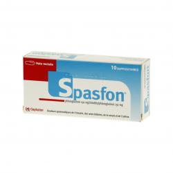 Spasfon boîte de 10 suppositoires