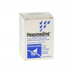 Hexomédine transcutanée 1,5 pour mille flacon 45ml