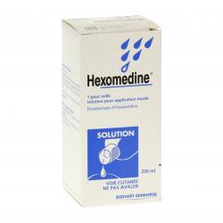 Hexomédine 1 pour mille flacon 250ml