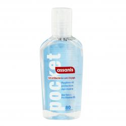 ASSANIS Pocket gel antibactérien flacon de 80 ml