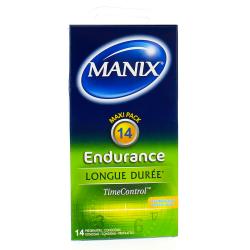 MANIX Endurance boîte 14 préservatifs