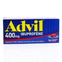 Adviltab 400mg boîte de 14 comprimés