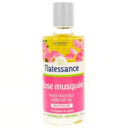 NATESSANCE Huile de rose musquée réparatrice et anti-âge flacon 100ml