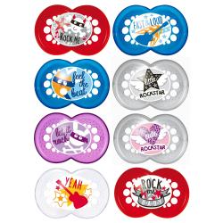 MAM Duo sucettes +18 mois anatomiques caoutchouc REF 42