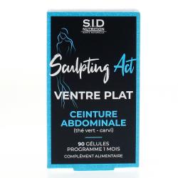 SID NUTRITION SculptingAct ventre plat ceinture abdominale boîte de 90 gélules