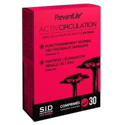 SID NUTRITION PreventLife ActivCirculation boîte de 30 comprimés