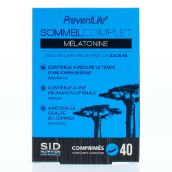 SID NUTRITION PreventLife SommeilComplet boîte de 40 comprimés