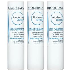 BIODERMA Atoderm lèvres stick hydratant lot de 3 x 4g