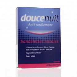 DOUCE NUIT Bandelettes nasale anti-ronflements boîte de 20 bandelettes