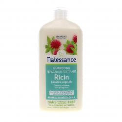 NATESSANCE Shampooing réparateur à l'huile de ricin flacon 500ml