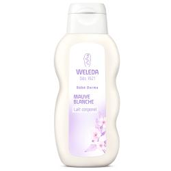WELEDA Bébé Derma lait corporel à la mauve blanche flacon 200ml