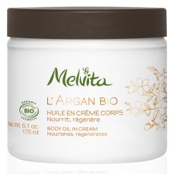 MELVITA L'Argan Bio - Huile en crème corps bio 175ml pot 175ml