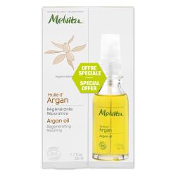 MELVITA Huile de beauté d'argan équitable 2 * 50ml
