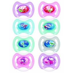 MAM Duo sucettes +18 mois anatomiques nuit silicone REF 48