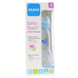 MAM Easy Start Anti-Colique biberon débit 2 260ml bleu