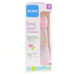 MAM Easy Start Anti-Colique biberon débit 2 260ml rose