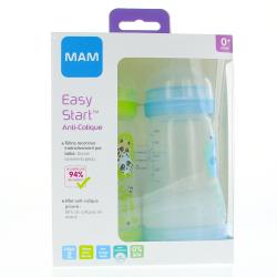 MAM Easy Start Anti-Colique biberon débit 2 260ml duo bleu & vert