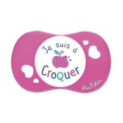LUC ET LEA Sucette silicone symétrique 18m+ Je suis à croquer