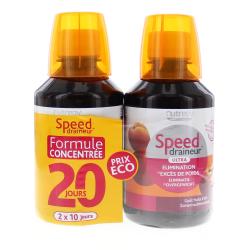 NUTREOV Speed Draineur duo fruits d'été lot de 2 flacons 280ml