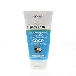 NATESSANCE Après shampooing Coco et kératine végétale tube 150ml