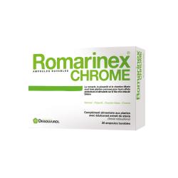 DISSOLVUROL Romarinex Chrome boîte de 20 ampoules