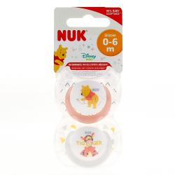 NUK Sucettes Winnie physio 0 - 6 mois