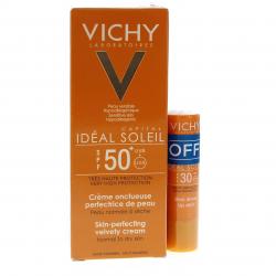 VICHY Idéal soleil SPF50 tube 50ml + stick lèvres idéal soleil SPF30 OFFERT