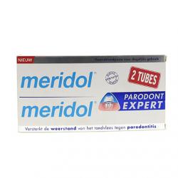 MERIDOL Parodont expert dentifrice quotidien fluoré lot de 2 x 75ml