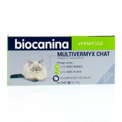 BIOCANINA Multivermyx chat comprimésx2