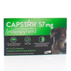 CAPSTAR Capstar chien comprimés x6