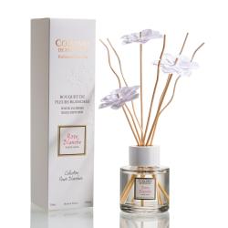 COLLINES DE PROVENCE Diffuseur Bouquet de Fleurs Blanches Rose Blanche 200ml
