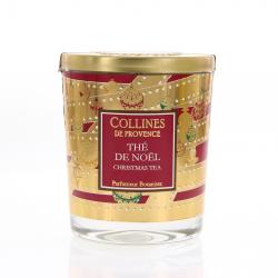 COLLINES DE PROVENCE Bougie Parfumée Spéciale Noël parfum Thé de Noël 180g