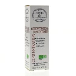 ELIXIRS & CO Les fleurs de Bach Concentration flacon 20 ml