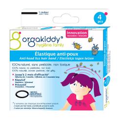 ORGAKIDDY Elastique anti-poux 4 pcs