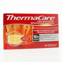 THERMACARE Patch auto-chauffant bas du dos patch chauffants x 4