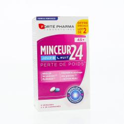 FORTÉ PHARMA Minceur24 jour/nuit 45+ comprimés x 28 offre speciale lot de 2