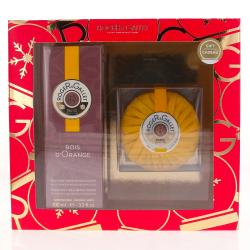 ROGER & GALLET Coffret Bois d'Orange Eau parfumée bienfaisante 100ml et savon parfumé 100g OFFERT