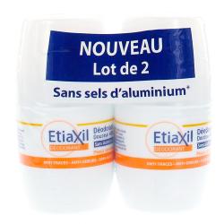 ETIAXIL Déodorant douceur 48h lot de 2 x 50ml