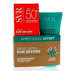 SVR Sun Secure crème SPF50+ et un après soleil tubes 50ml