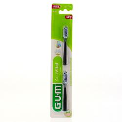 GUM ActiVital Sonic têtes de brosses souples x 2
