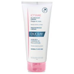 DUCRAY Ictyane gel moussant tube 200ml