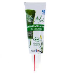 PUR ALOE Gel 98% d'Aloe Vera bio tube pompe 125ml