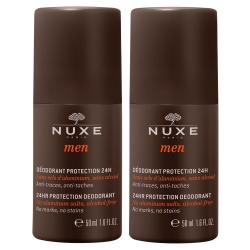 NUXE Men deodorant protection 24 roll-on lot de 2