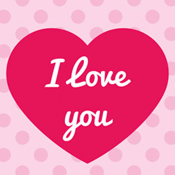 Carte cadeau : I Love You
