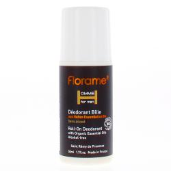 FLORAME Homme Déodorant bille bio roll-on 50ml