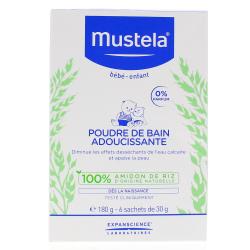MUSTELA Poudre de bain adoucissante sachets 30g x 6