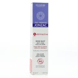 JONZAC Sublimactive Soin nuit anti-âge cellulaire bio tube pompe 40ml