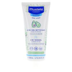 MUSTELA Bébé "Peau normale" 2 en 1 cheveux et corps tube 200ml