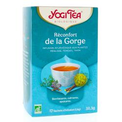 YOGI TEA Réconfort de la gorge 17 sachets de 1.9g