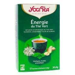 YOGI TEA Energie du thé vert 17 sachets de 1.8g